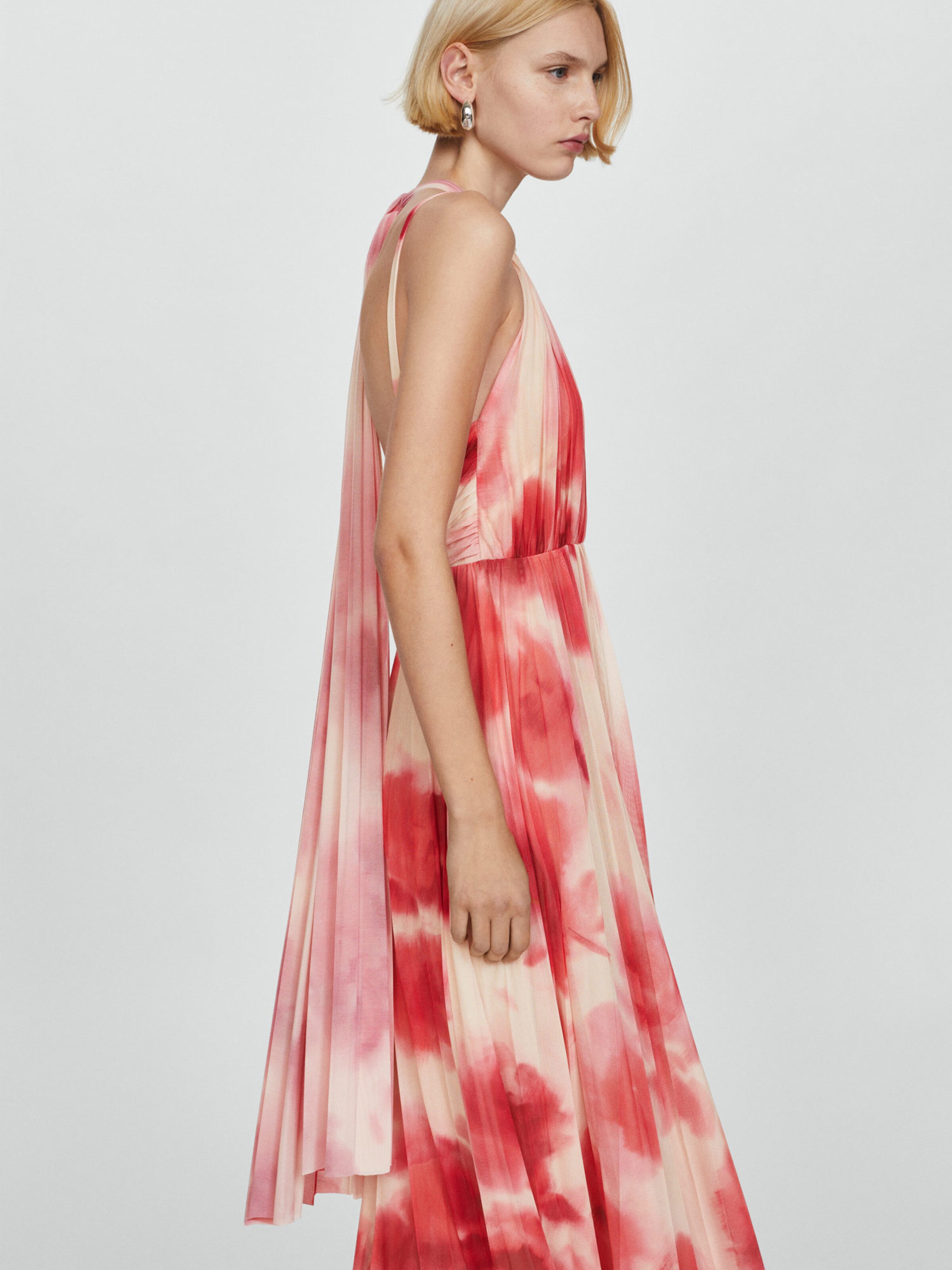 Robe d ete Olimpia MANGO en Corail Homard ABOUT YOU