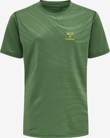 Hummel Functioneel shirt in Groen: voorkant