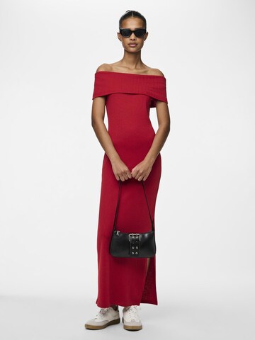 PIECES Dress 'LAYA' in Red