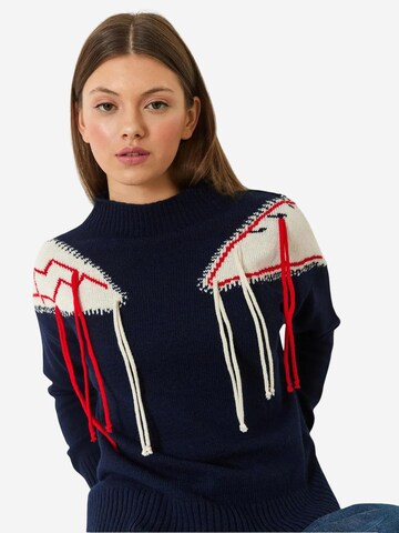 Bianco Lucci Pulover 'Pullover' | modra barva