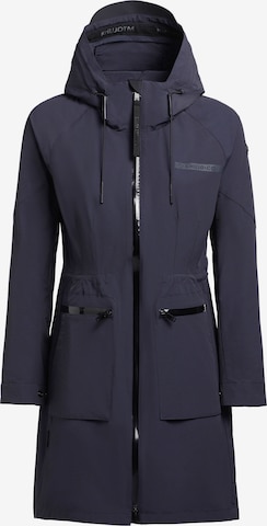 khujo Демисезонное пальто 'Levane' в Синий: спереди