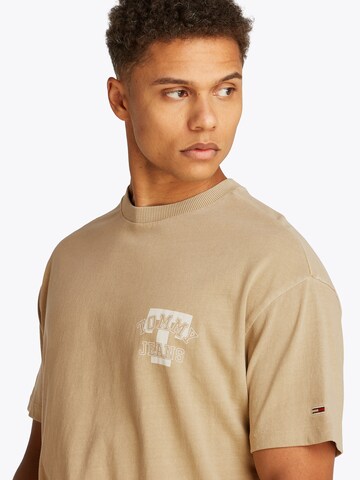 Tommy Jeans Tričko - Béžová