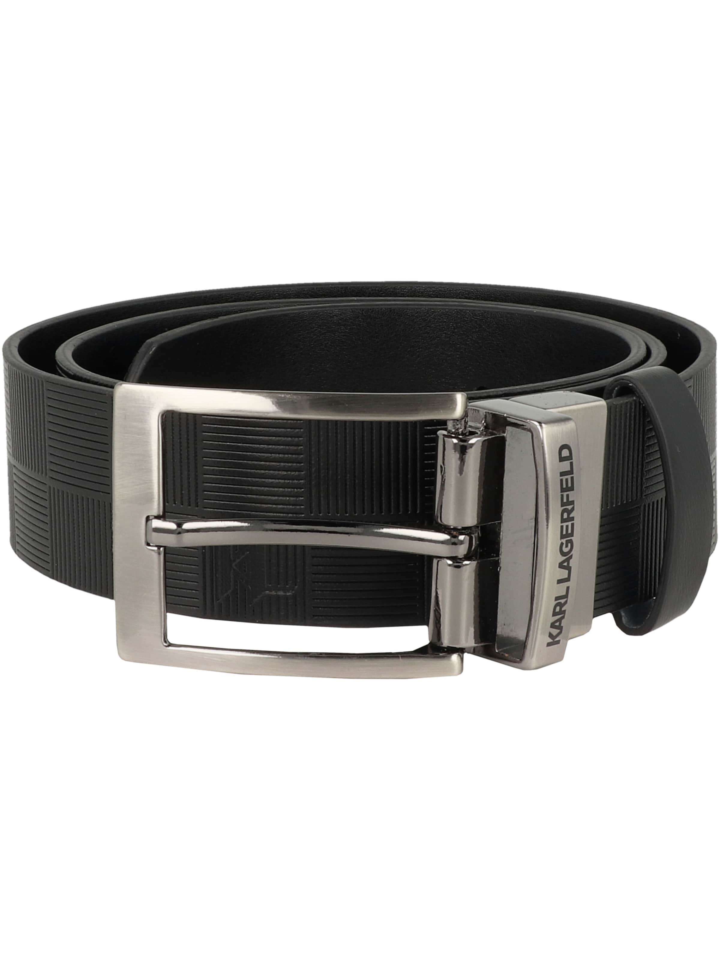 Ceinture ' 805302 ' Karl Lagerfeld en noir : devant