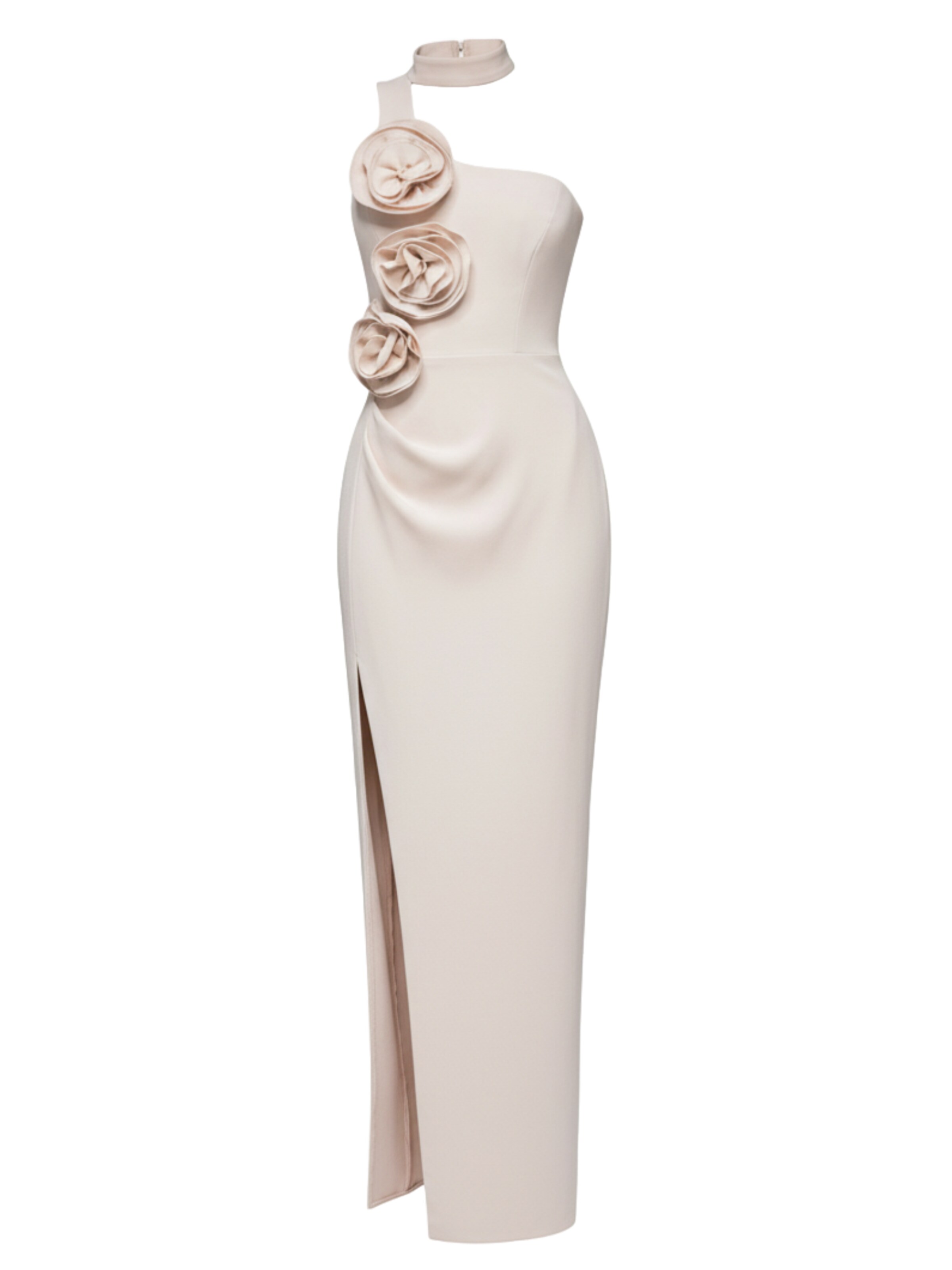 Ombre Evening dress in Beige: front