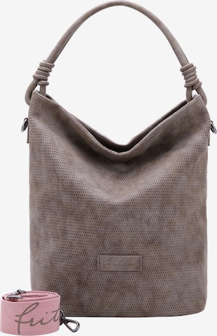 Fritzi aus Preußen Shoulder Bag 'Juky02 Sunny' in Brown: front