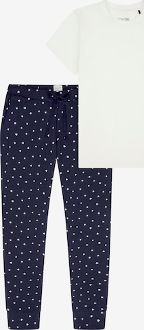 SCHIESSER Pajama 'Mix & Relax' in Blue: front