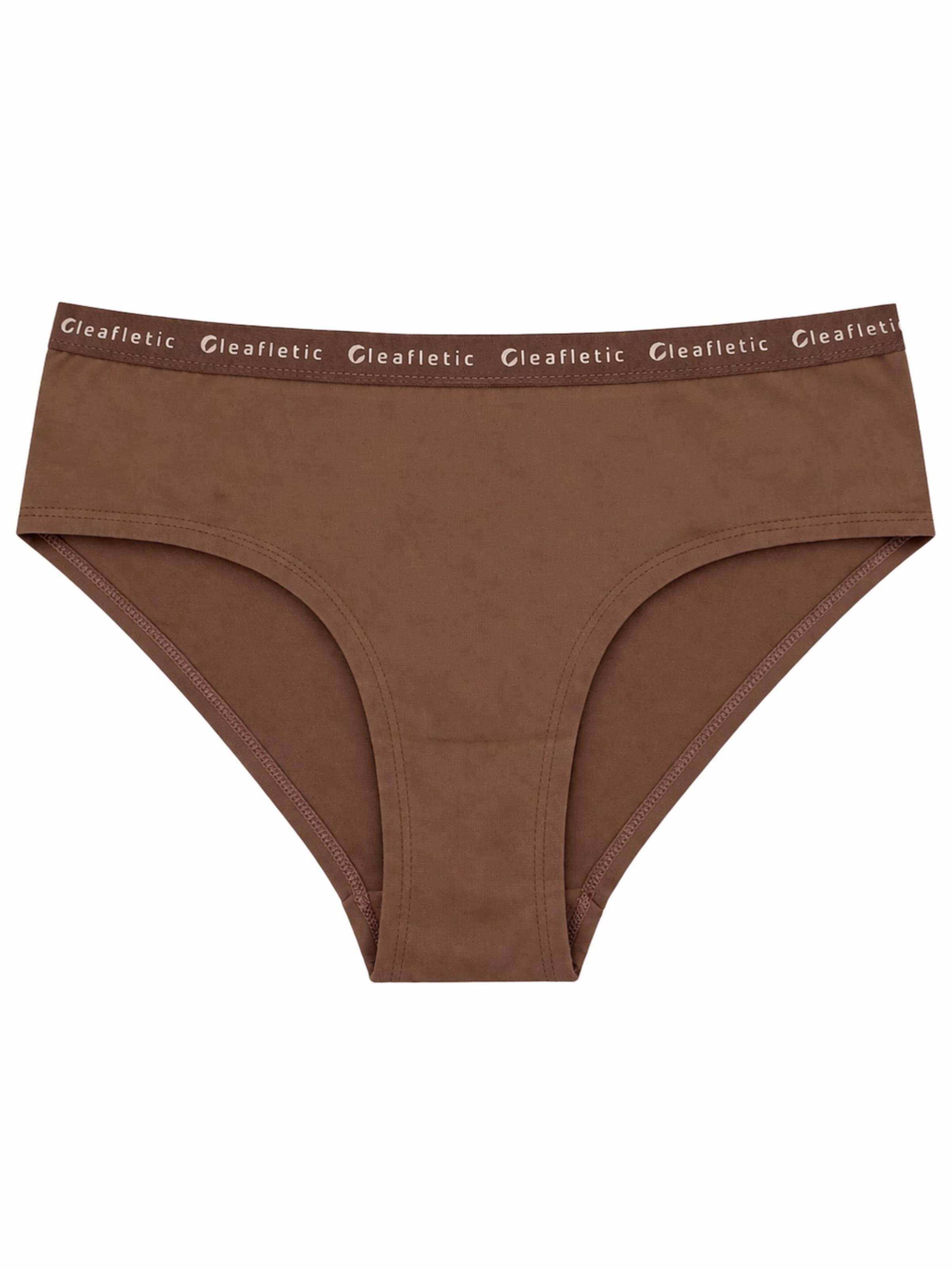 LEAFLETIC Panty in Brown: front