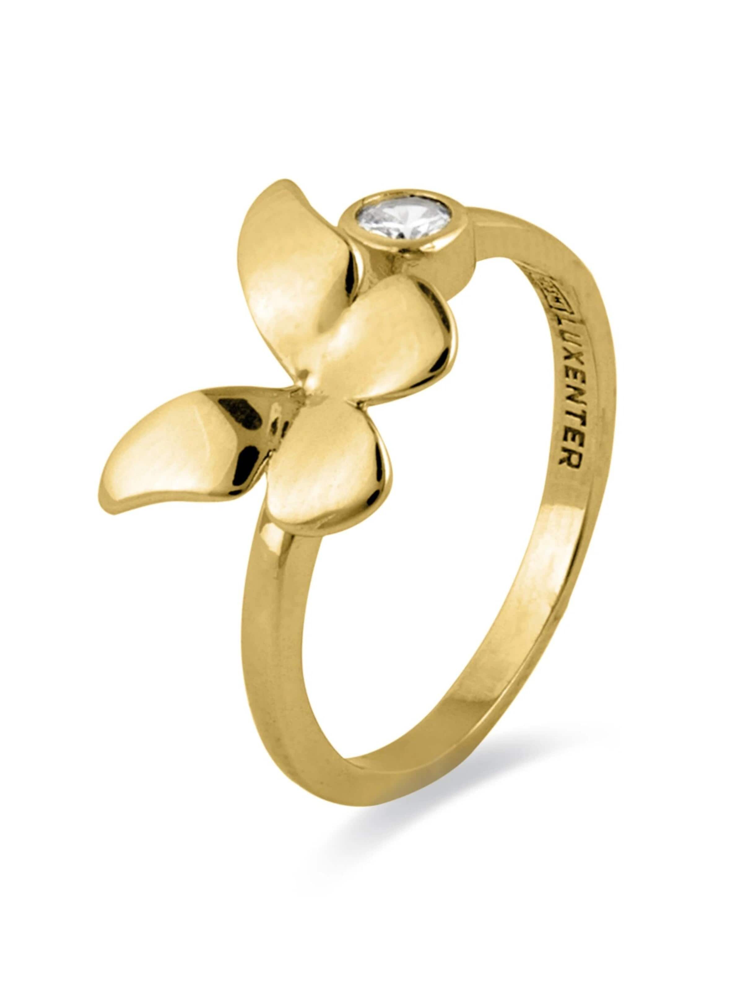 Luxenter Ring 'Azayn' in Gold: front