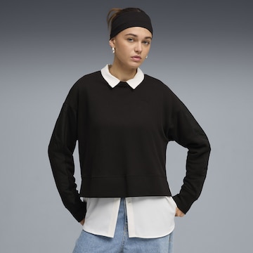 PUMA Sweatshirt 'Her' in Schwarz: Vorderseite