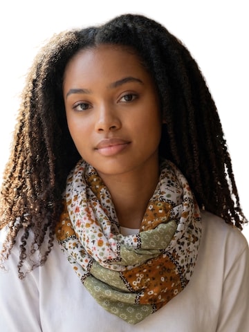 Écharpe tube 'Streublümchen' Kumixi en vert