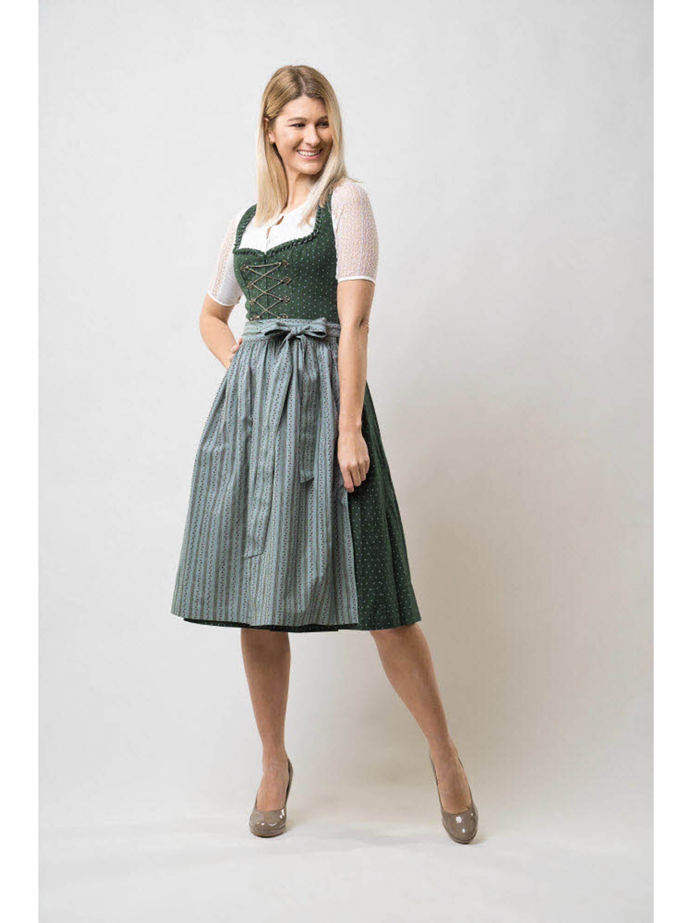Trachtenhof Nübler Dirndl 'Dirndl midi Thea' in Green