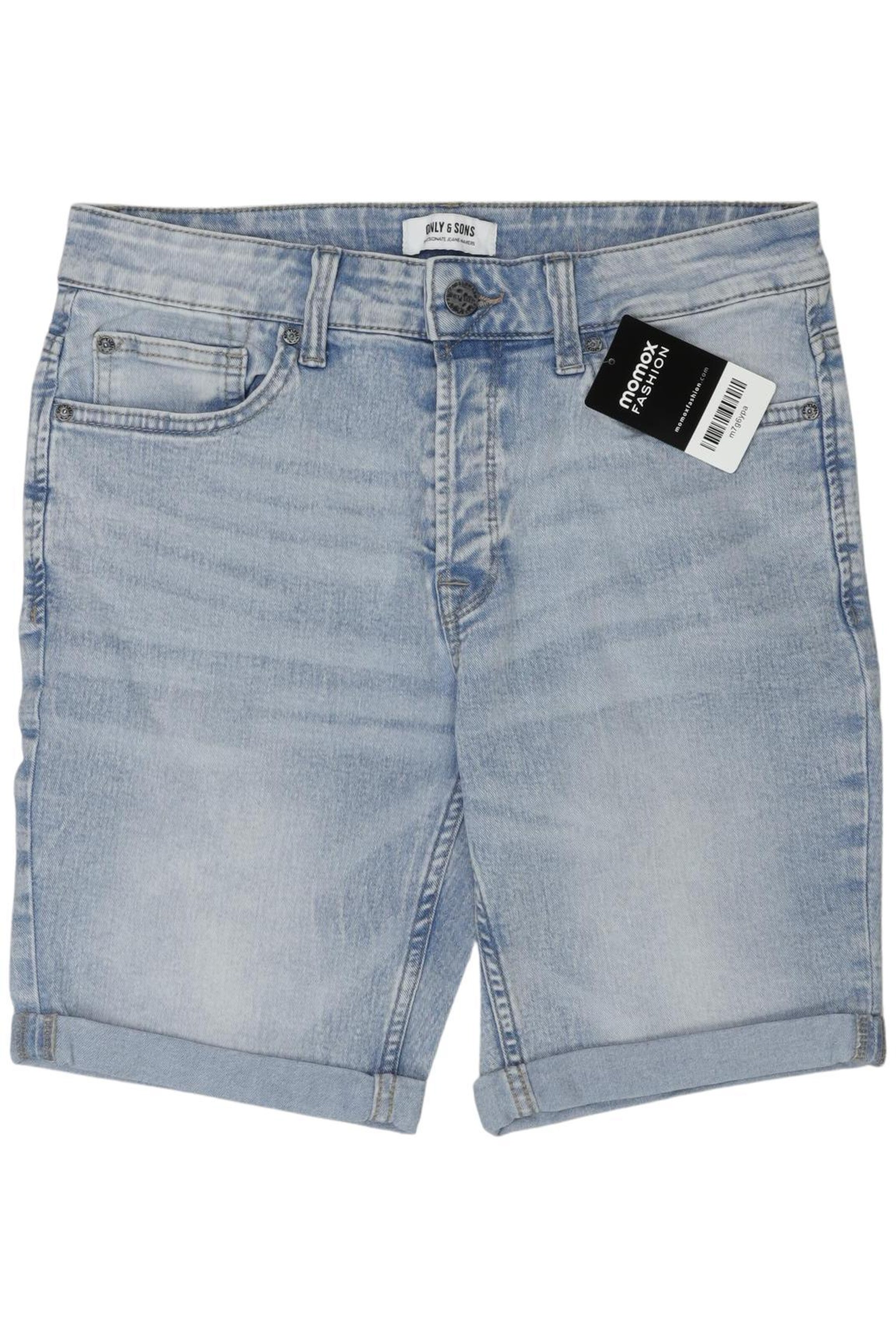 Only & Sons Shorts 33 in Blau: Vorderseite