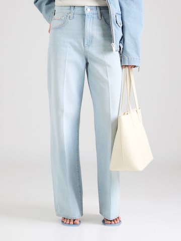 zils Calvin Klein Jeans Platas staras Džinsi: no priekšpuses