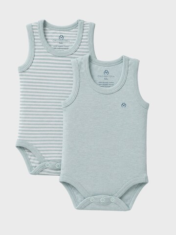 OrganicEra Romper/Bodysuit 'OrganicEra Organic  Baby Sleeveless Bodysuit, 2 pcs Set' in Grey: front