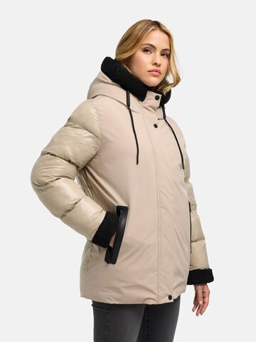 Giacca funzionale 'Herzschmelz 14' di NAVAHOO in beige: frontale