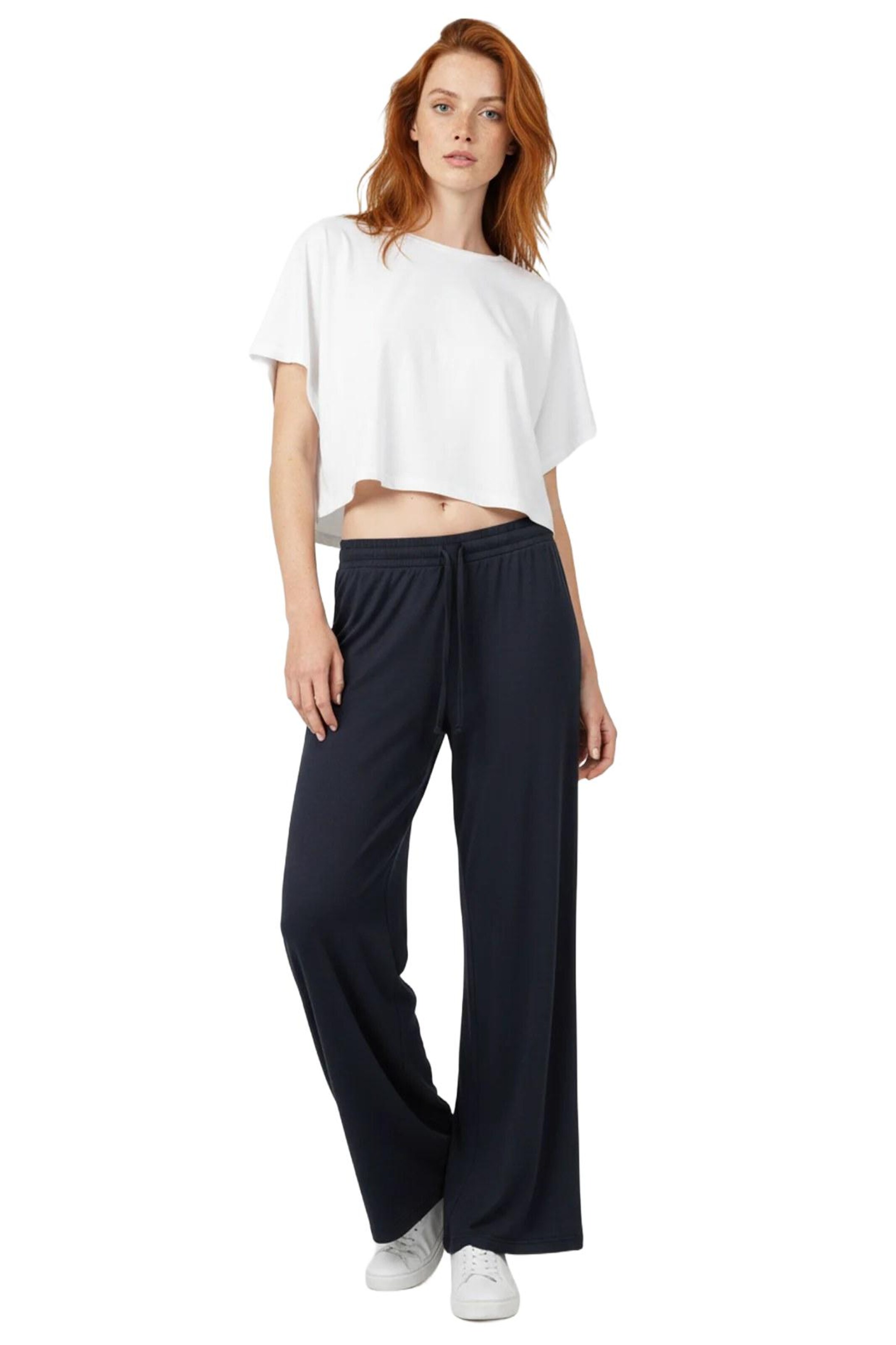 No Matter What Wide leg Broek in Blauw
