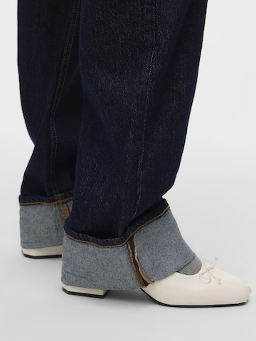 VERO MODA Wide leg Jeans 'TESSA' in Blauw
