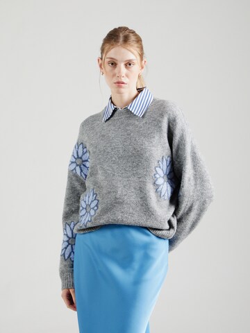 Pull-over 'BY OMEA' b.young en gris : devant
