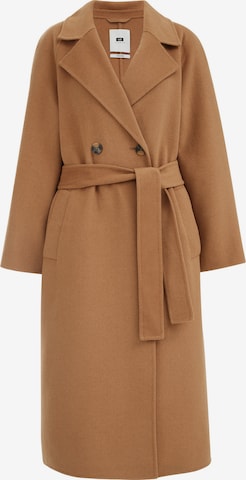 Manteau mi-saison WE Fashion en beige : devant