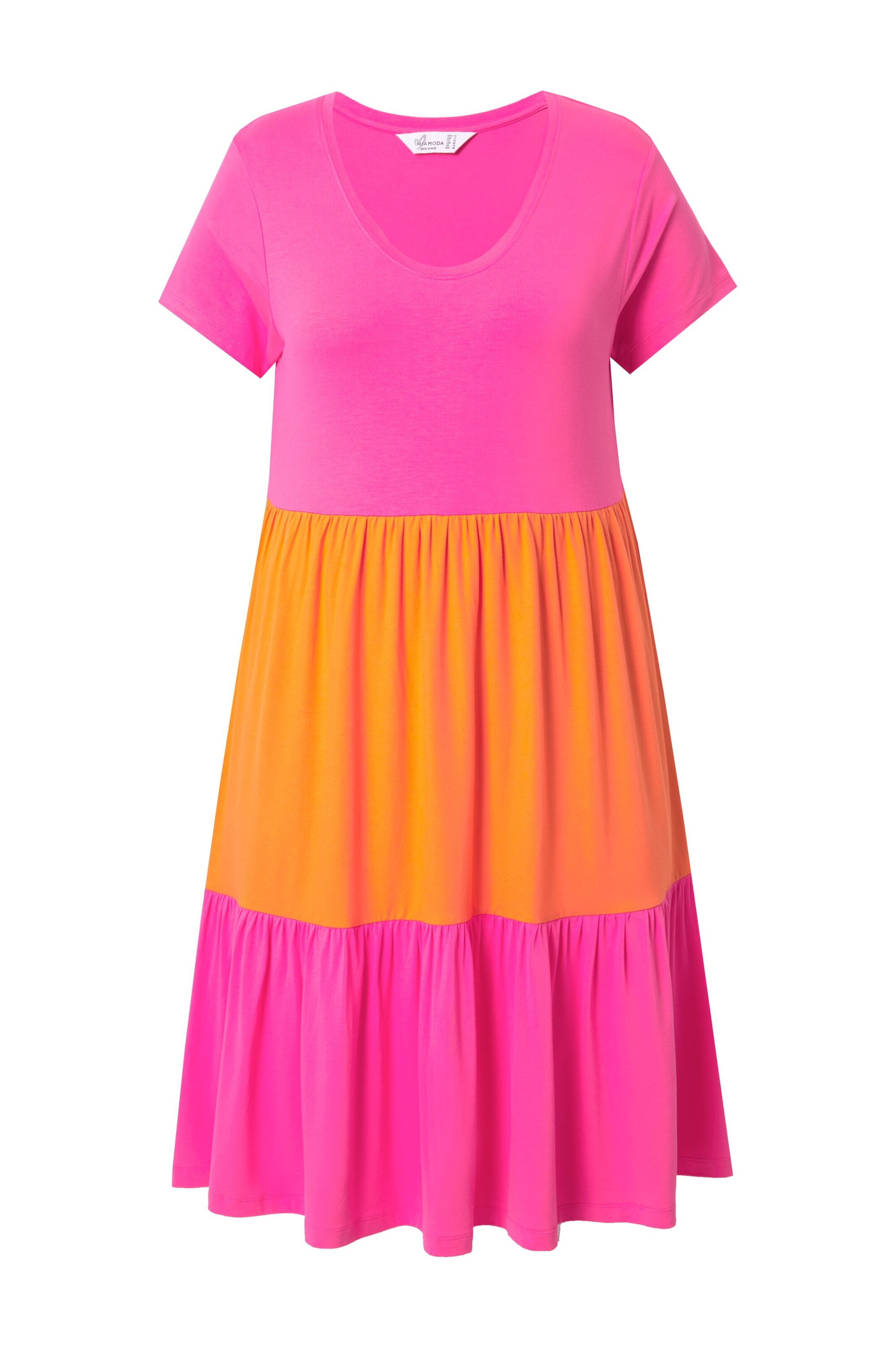 MIAMODA Dress in Pink: front