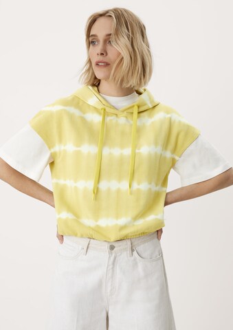 Sweat-shirt s.Oliver en jaune : devant