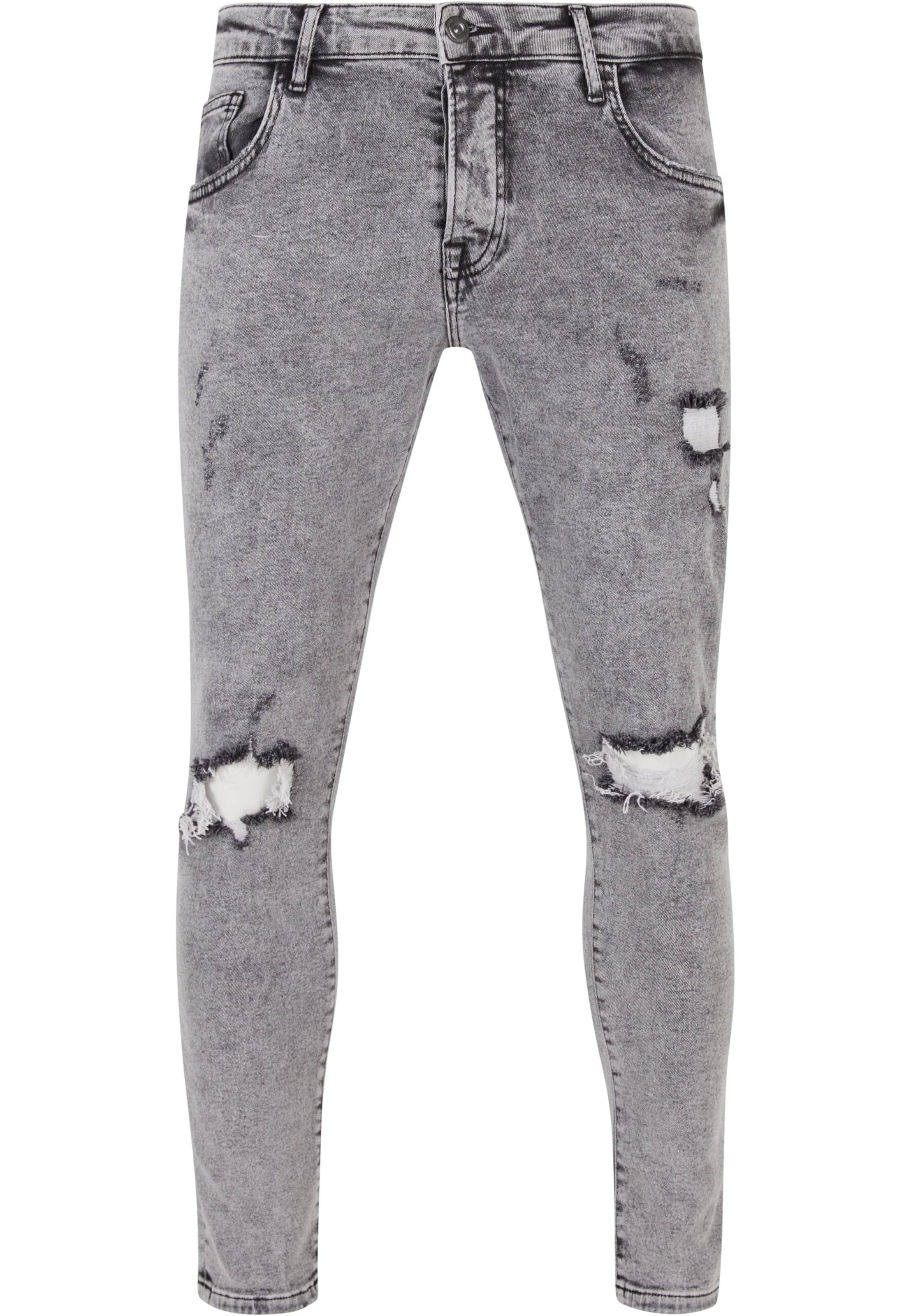 Skinny Jeans di 2Y Premium in grigio: frontale