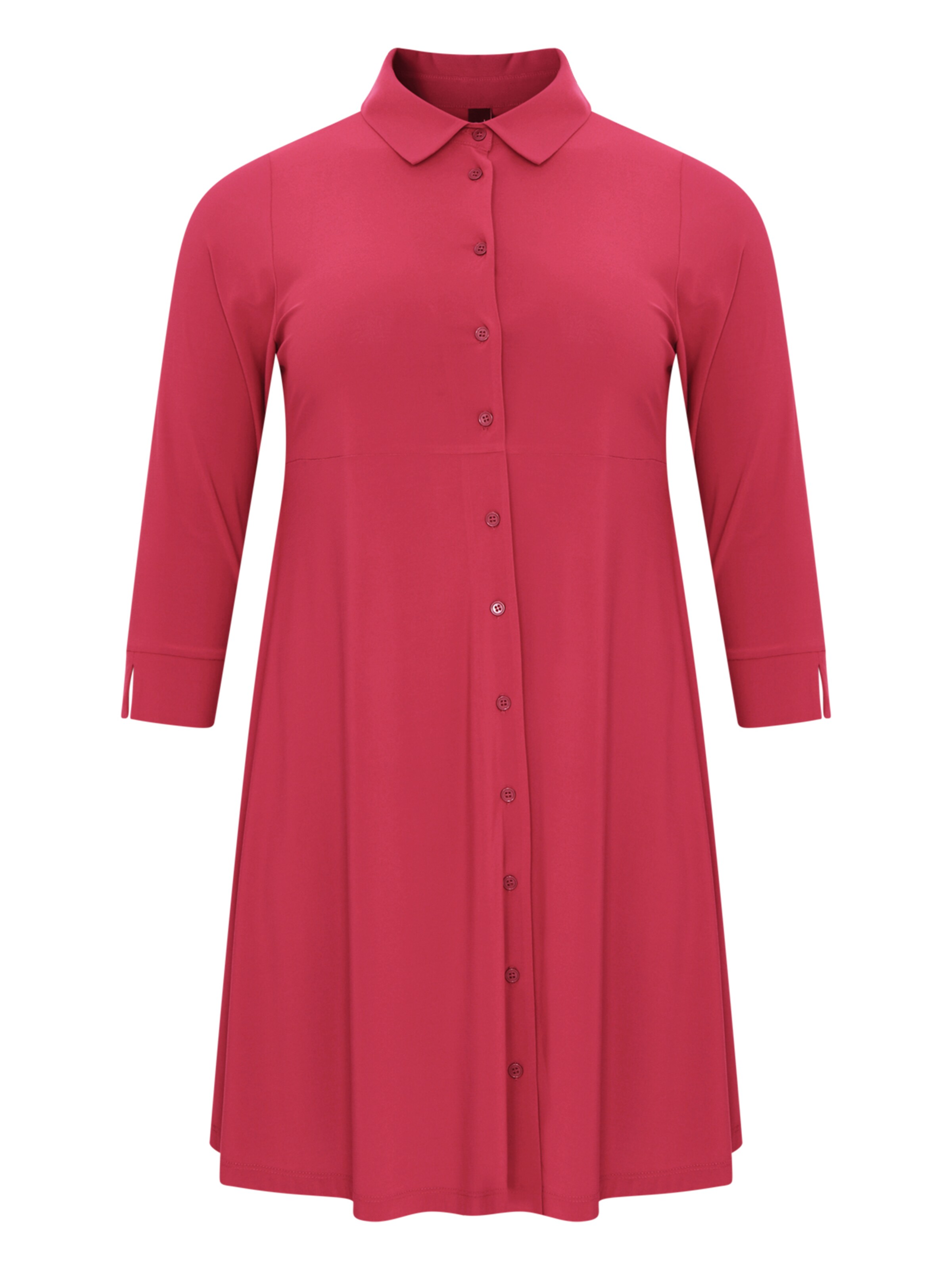 YOEK Blousejurk ' Dolce ' in Roze: voorkant