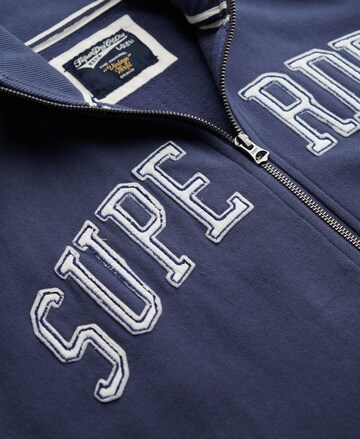 Veste de survêtement 'Athletic Essentials' Superdry en bleu