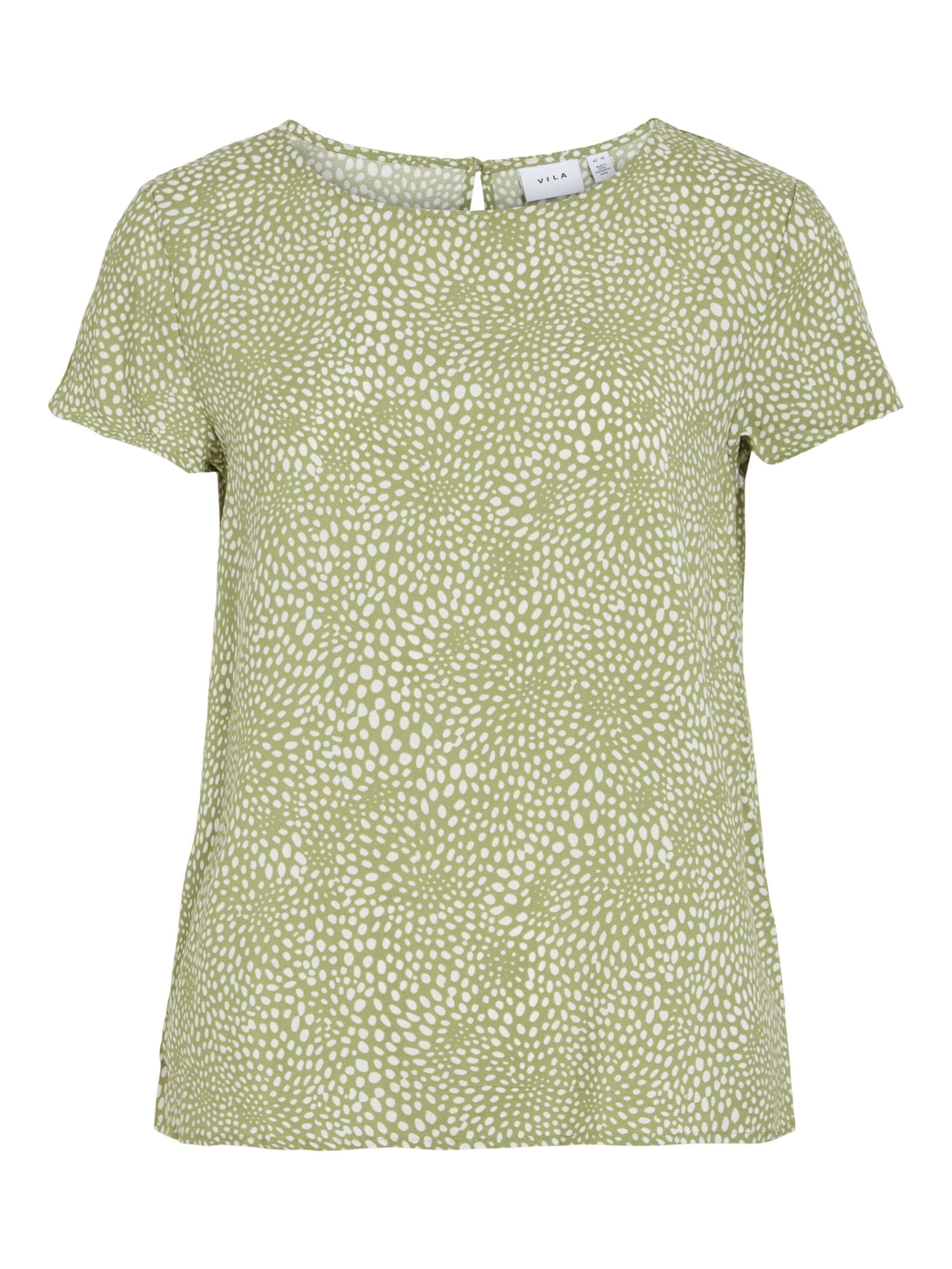 Camicia da donna 'VIPaya' di VILA in verde: frontale