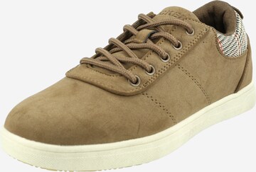 Sneaker bassa di Dockers by Gerli in marrone: frontale