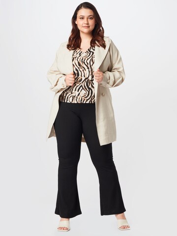 Vero Moda Curve Blouse 'Saga' in Beige