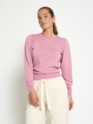 Pullover 'Remi' di Peppercorn in rosa: frontale