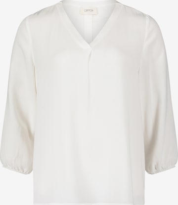 Cartoon Blouse in White: front