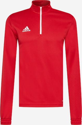 ADIDAS PERFORMANCE - Sweatshirt de desporto em vermelho: frente
