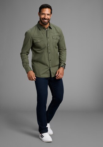 ARIZONA Comfort fit Button Up Shirt 'Arizona' in Green