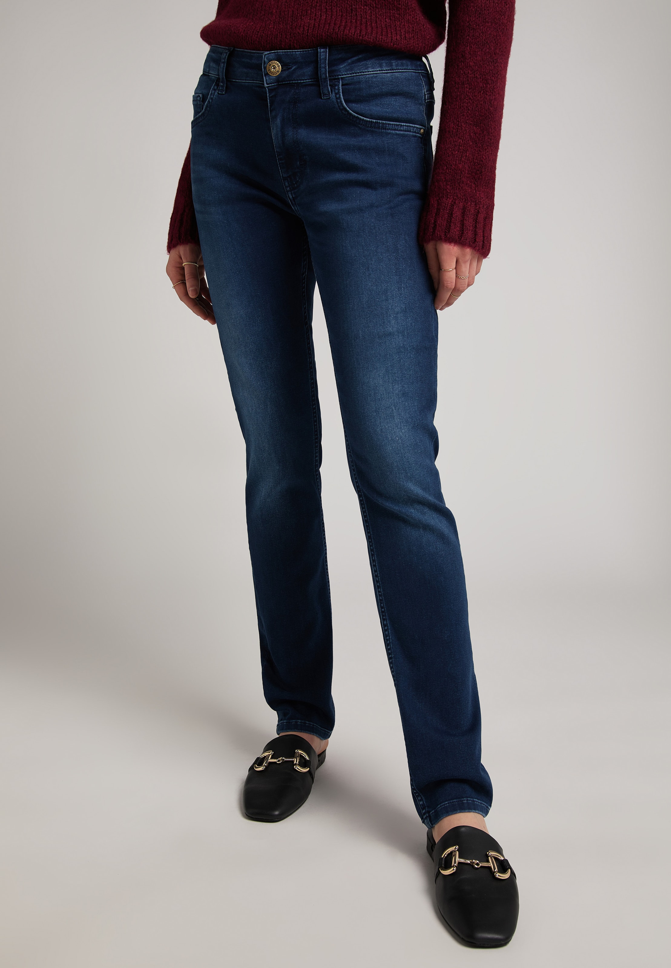 Frauen Jeans MUSTANG Jeans ' Sissy' in Dunkelblau - MD31695