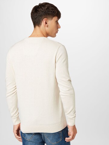 TOM TAILOR Regular fit Sweater in White