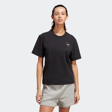 ADIDAS BY STELLA MCCARTNEY Performance Shirt 'Truecasuals' in Black: front