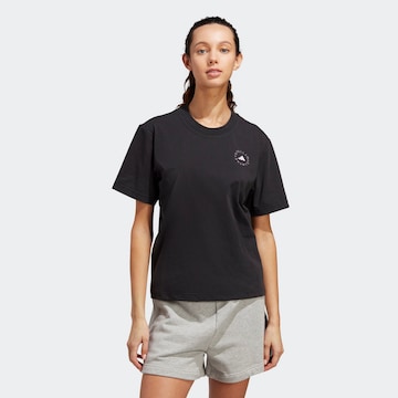 ADIDAS BY STELLA MCCARTNEY Performance Shirt 'Truecasuals' in Black: front