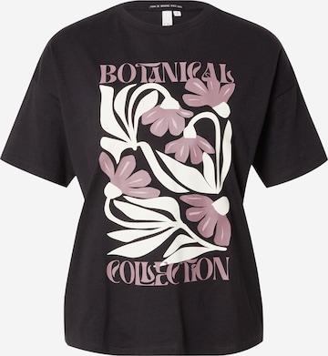 QS Shirt in Schwarz: Vorderseite