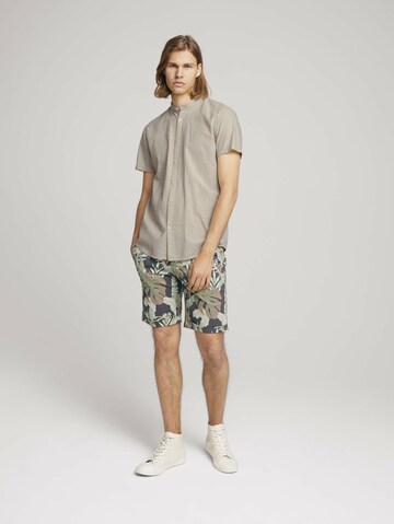 TOM TAILOR DENIM Regular Shorts in Schwarz