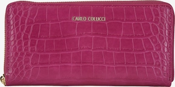 Carlo Colucci Wallet 'Chiarotti' in Red: front