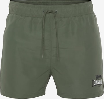 LONSDALE Regular Pants in Green: front