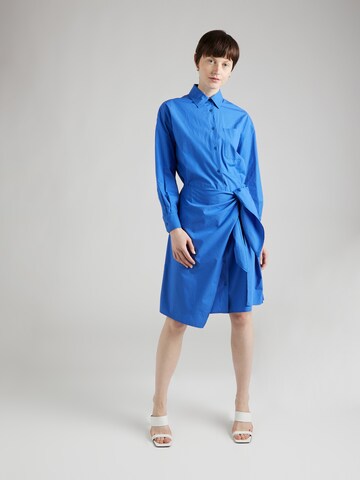Weekend Max Mara Košilové šaty 'AVOCADO' – modrá: přední strana