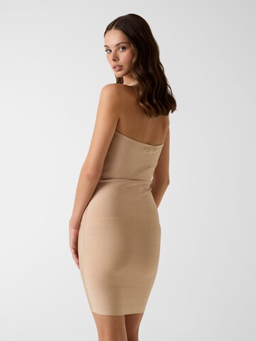GUESS Kleid 'Bandage' in Beige