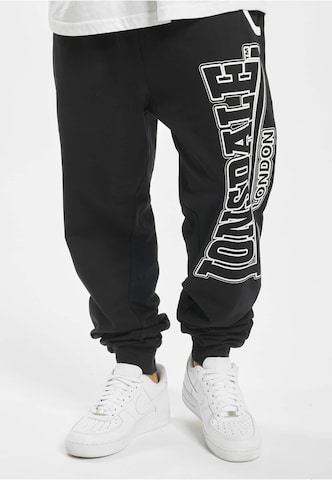Pantalon de sport ' ' LONSDALE en noir : devant