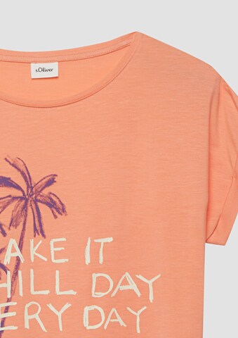 s.Oliver Shirt in Oranje