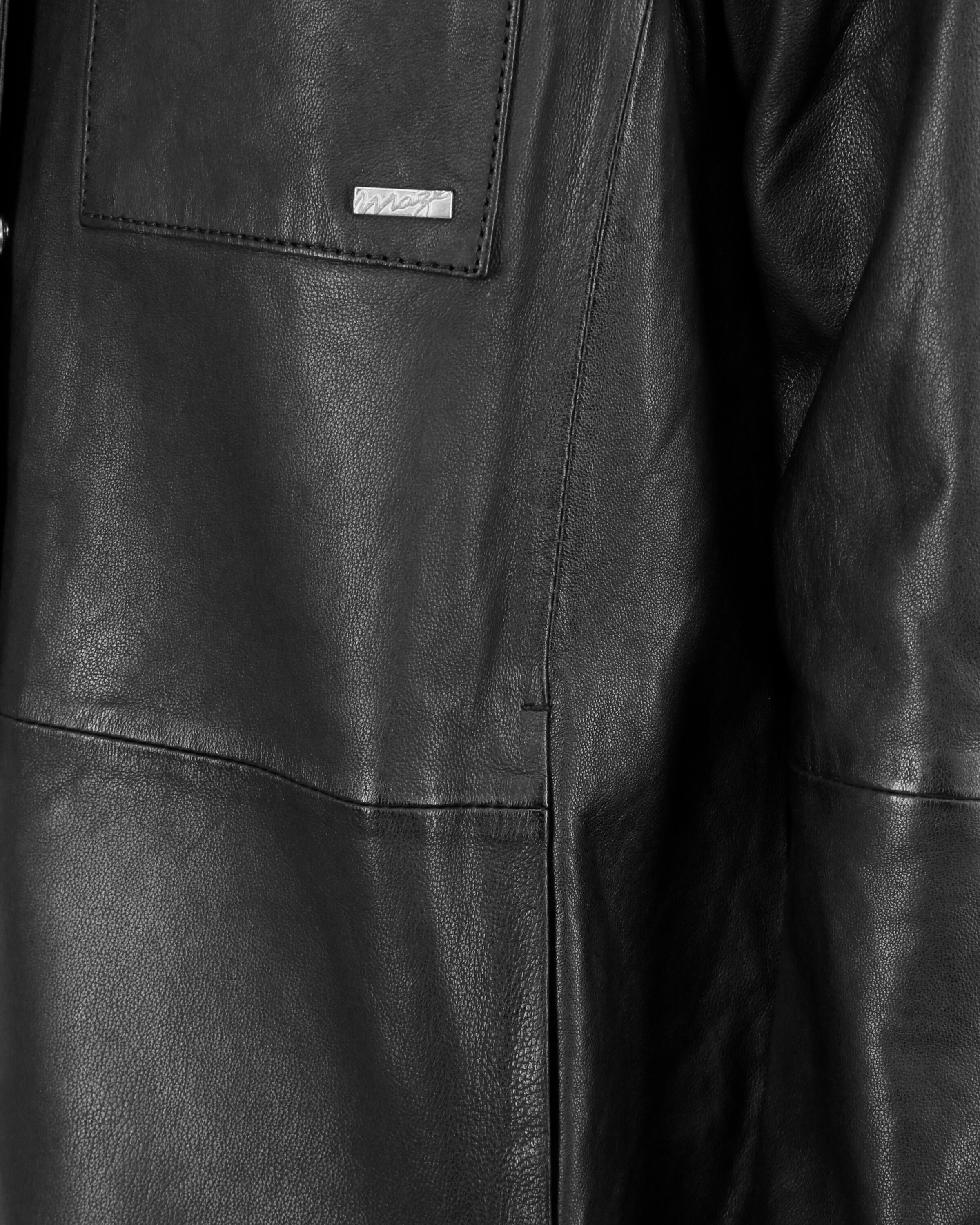 Maze Between-seasons coat in Black