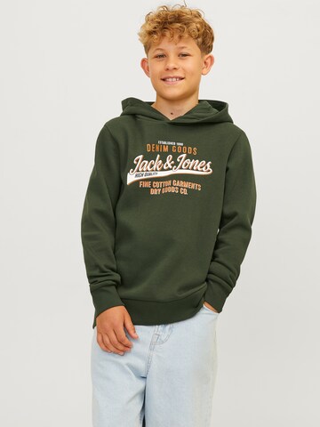 Sweat Jack & Jones Junior en vert : devant
