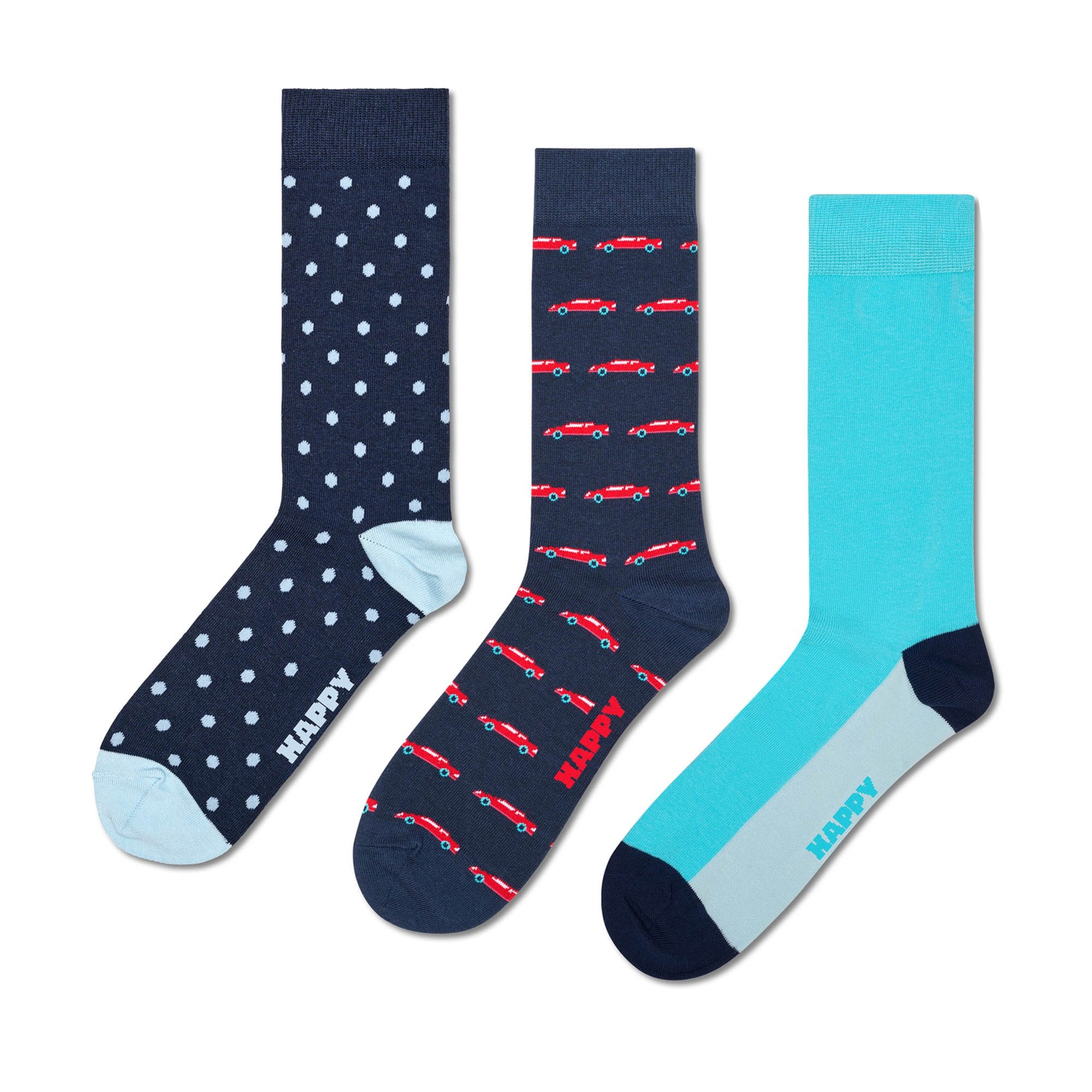 Calzino di Happy Socks in blu: frontale